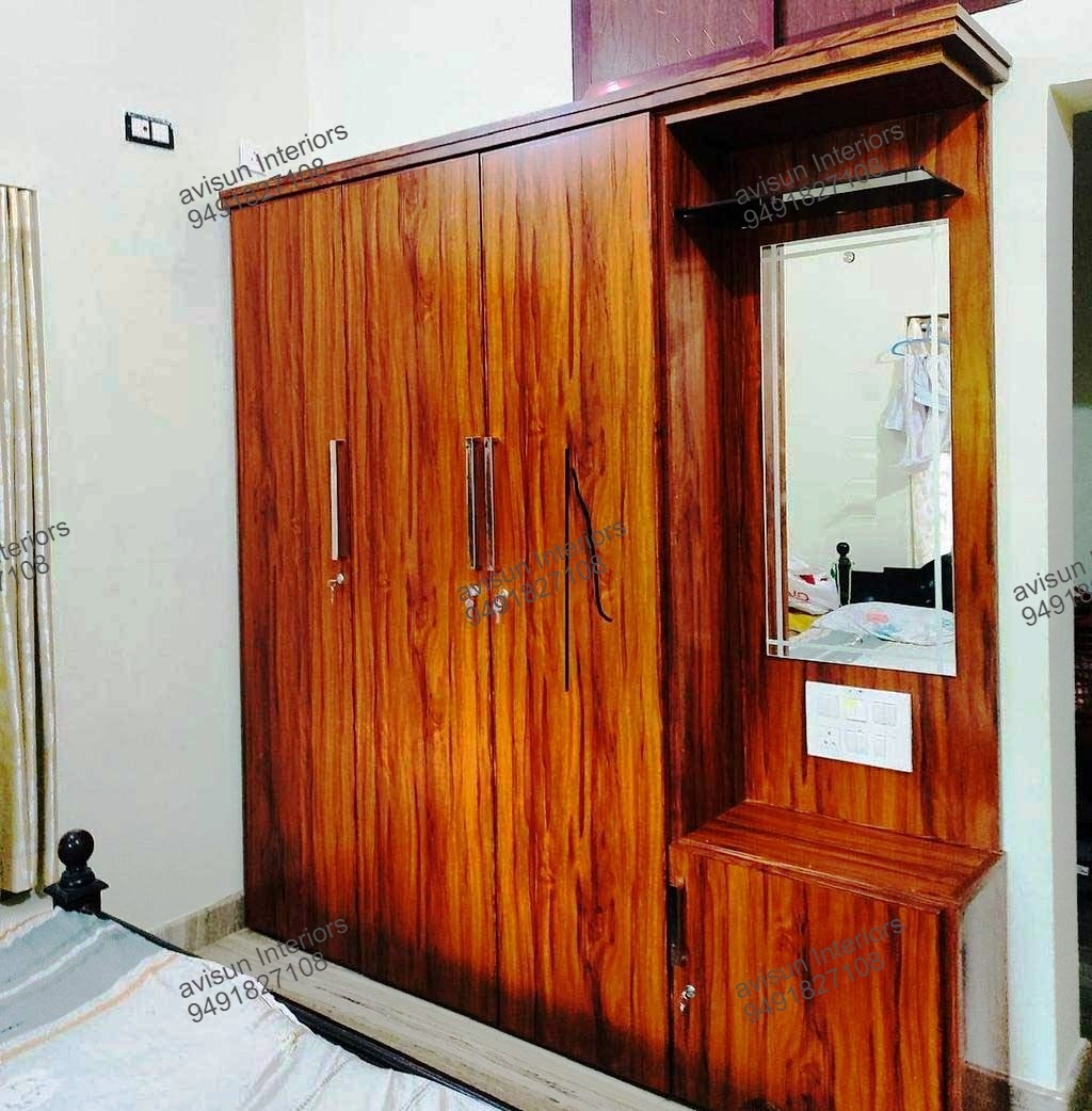 Spacious hinged wardrobe with internal storage solutions