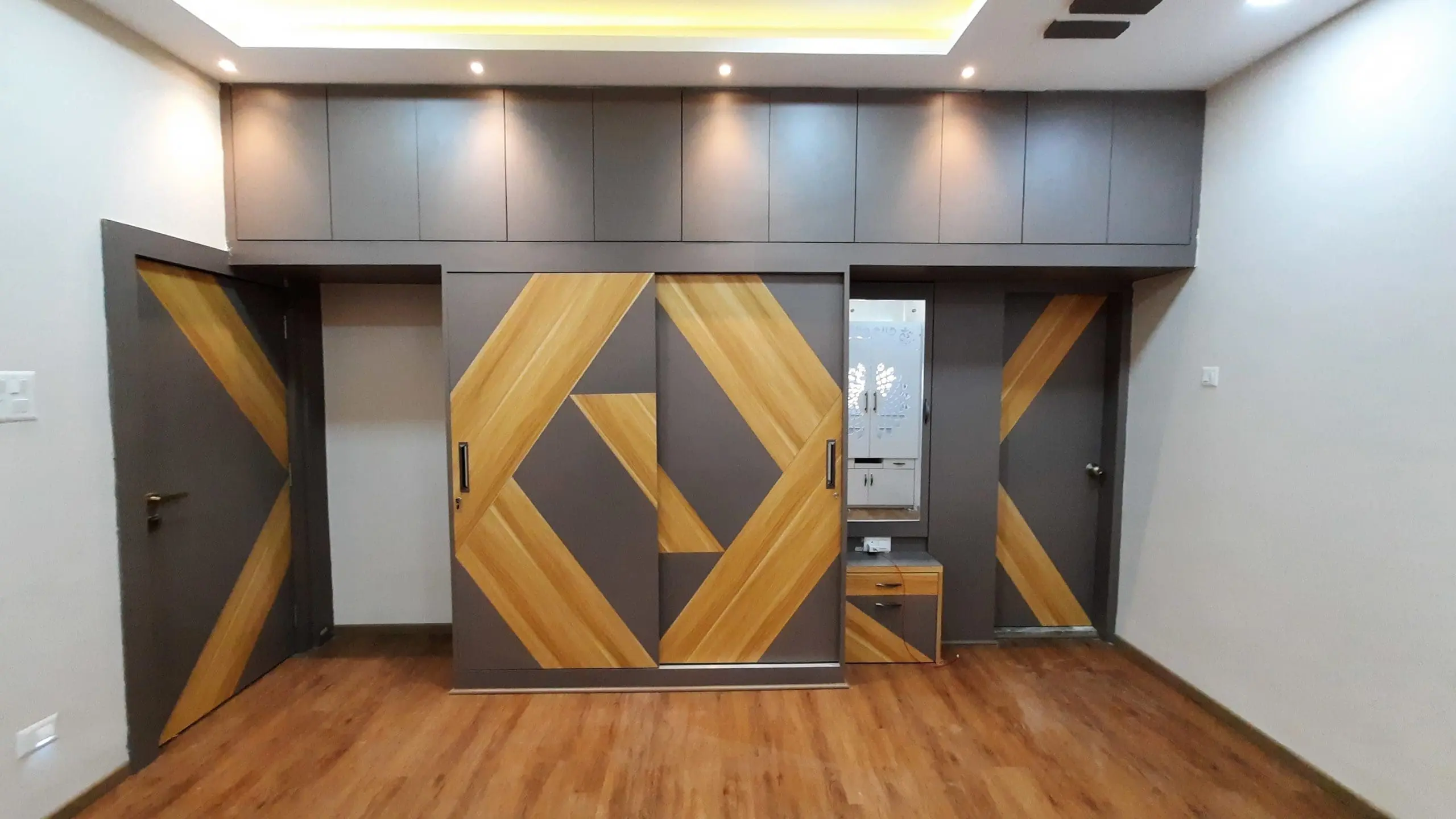 Stylish Plywood Cupboards Vizag - Custom Wooden Finish by Avisun Interiors